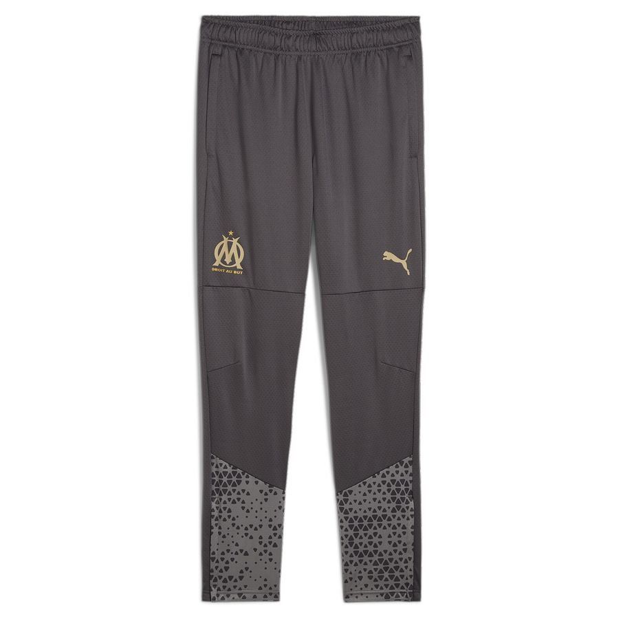 Marseille Training Trousers - Black - Men's-SoccerKits Hub | Buy Soccer Jerseys Online